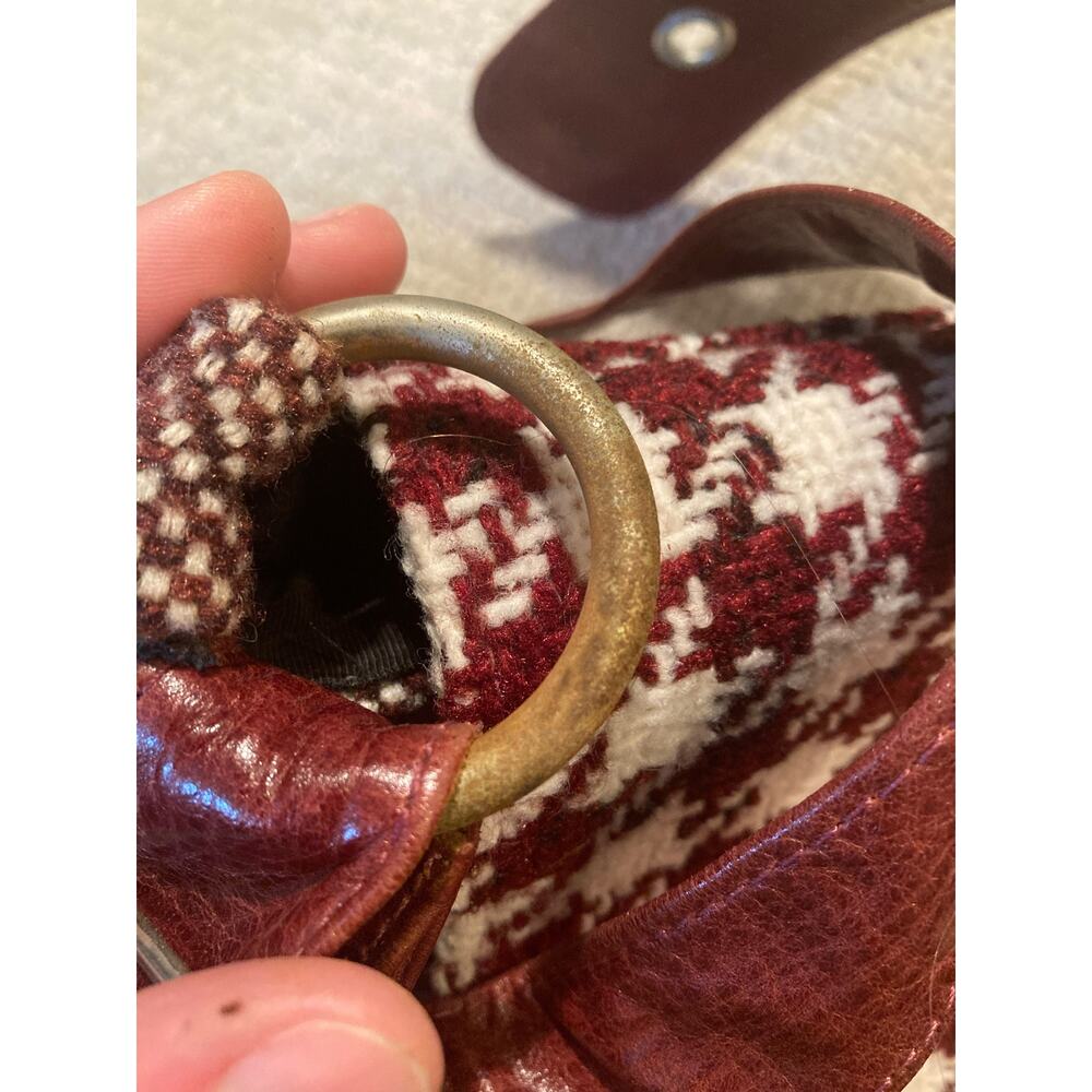 VINTAGE Auto Car Upholstery Crossbody Bag ~ Kim White ~ Chevy Blazer 1975 ATX - Picture 9 of 10